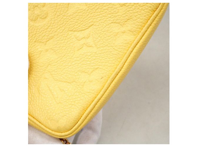 Louis Vuitton Monogram Empreinte Micrometis Shoulder Bag Yellow - view 7