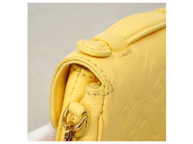 Louis Vuitton Monogram Empreinte Micrometis Shoulder Bag Yellow - view 8