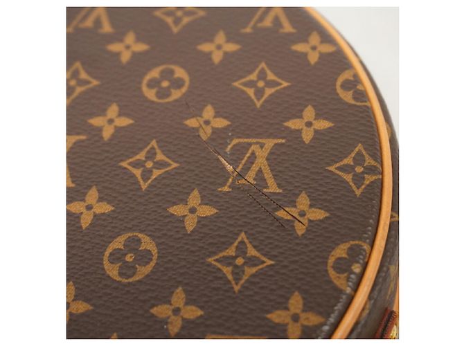 Bolso de hombro Louis Vuitton Monogram Petite Boite Chapeau Castaño - vista 7