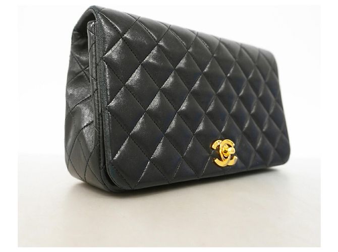 Timeless Bolso de hombro con cadena Chanel Matelassé Negro - vista 2