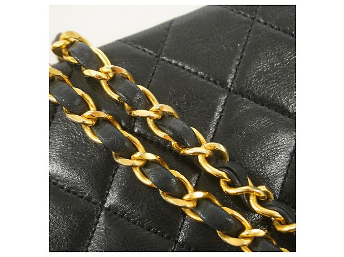 Timeless Bolso de hombro con cadena Chanel Matelassé Negro - vista 9