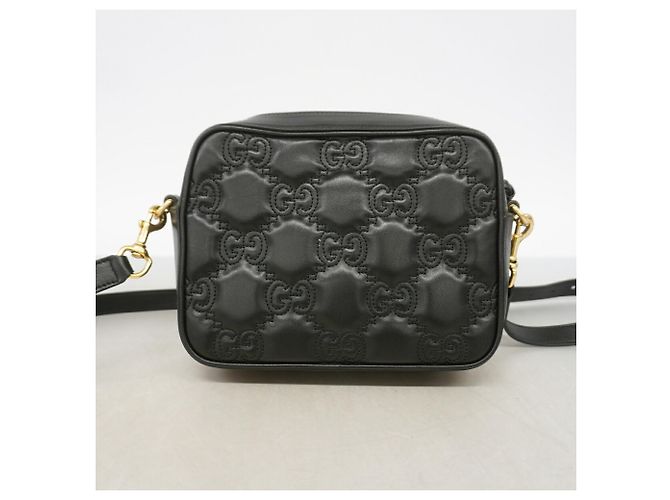 Borsa a tracolla Gucci GG Matelassé Nero - vista 11