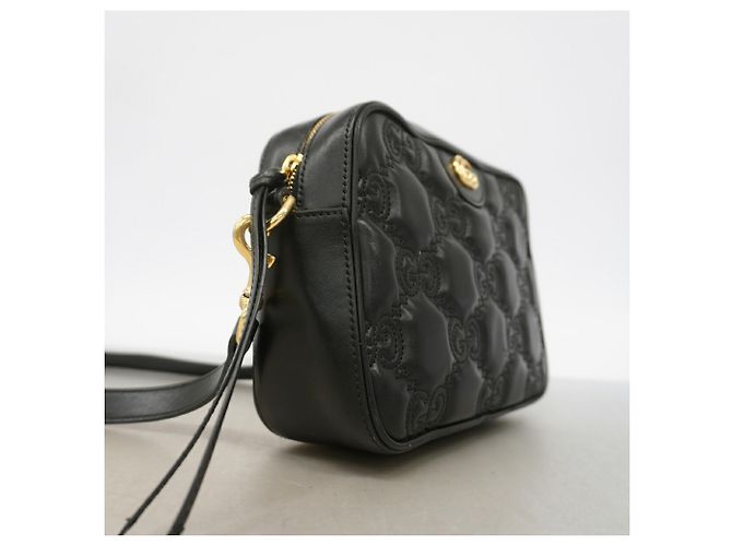 Borsa a tracolla Gucci GG Matelassé Nero - vista 2