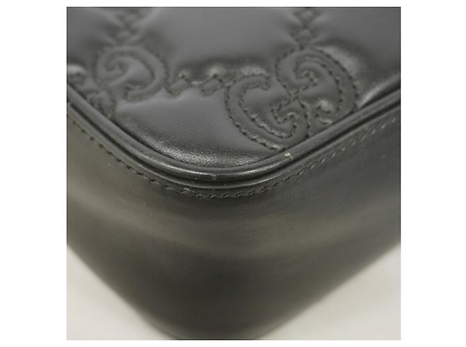 Borsa a tracolla Gucci GG Matelassé Nero - vista 6