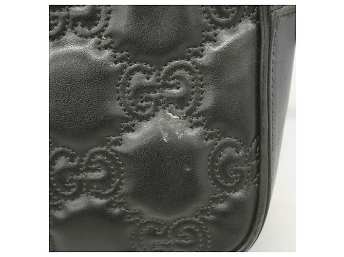 Borsa a tracolla Gucci GG Matelassé Nero - vista 9