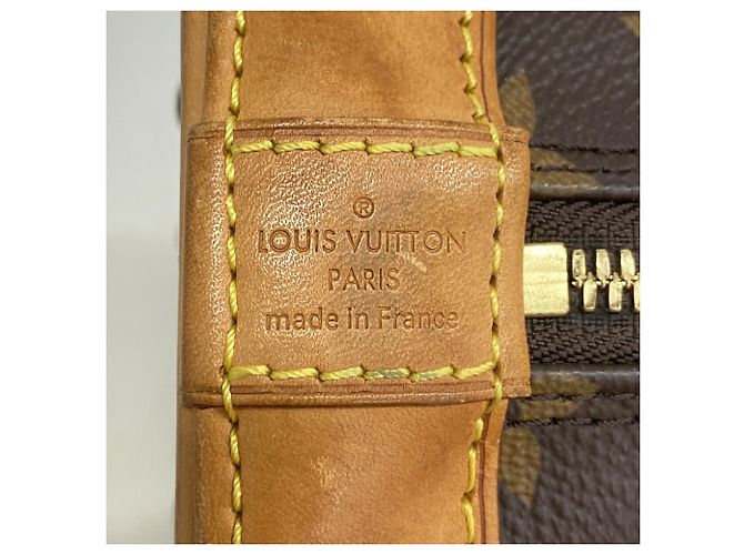 Bolso de mano Louis Vuitton Alma BB Monogram Castaño - vista 5