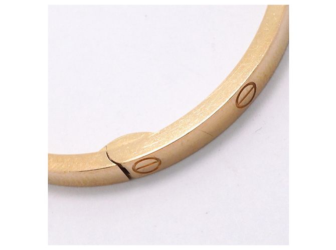 Bracciale Cartier Love Modello Piccolo Bangle in Oro Giallo 18K - vista 8