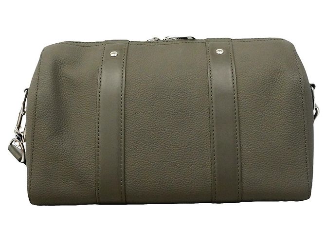 Sac à épaule Louis Vuitton LV Aerogram City Keepall Kaki - vue 13