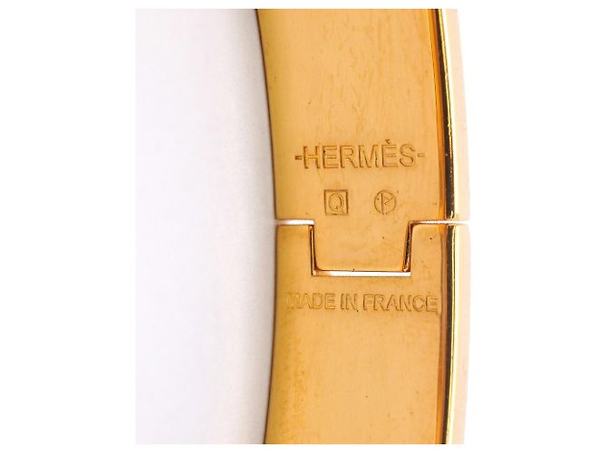 Hermès Brazalete Hermes Clic Clac PM GP Plated Gold Red Mujer OP026626 Roja Dorado - vista 5