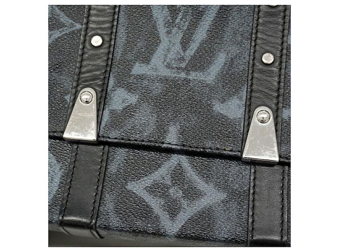 Sac à épaule Louis Vuitton Monogram Pastel Trunk PM Noir - vue 10