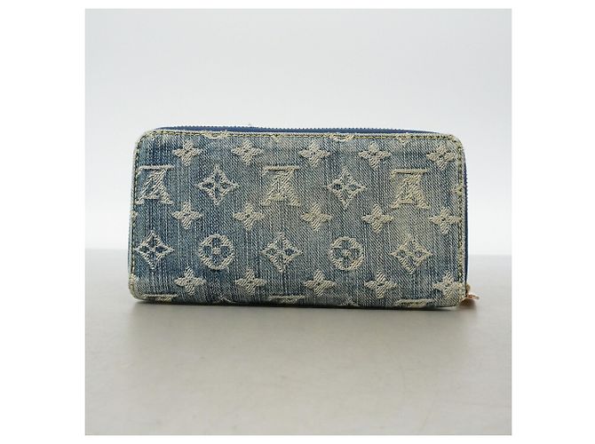 Louis Vuitton Monogram Denim Zippy Wallet Blue - view 10