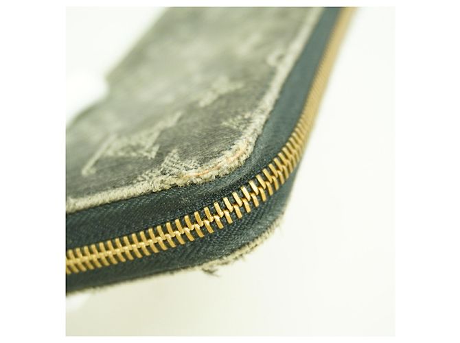 Louis Vuitton Monogram Denim Zippy Wallet Schwarz - Ansicht 6