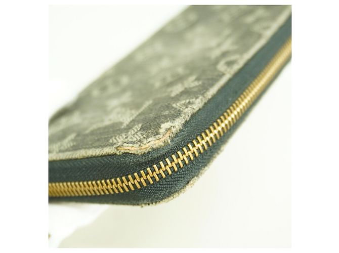 Louis Vuitton Monogram Denim Zippy Wallet Schwarz - Ansicht 8