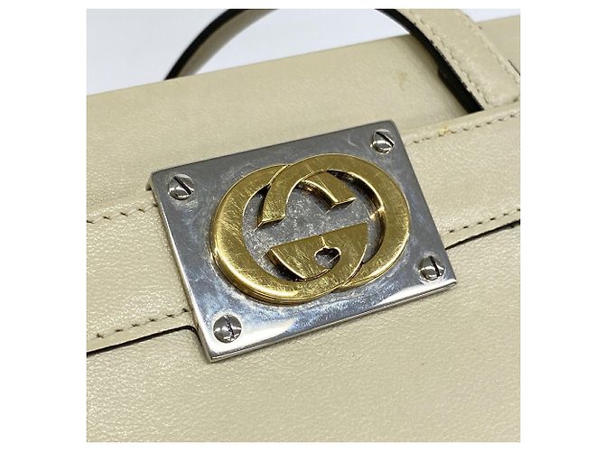 Gucci Interlocking G Handbag Cream - view 12