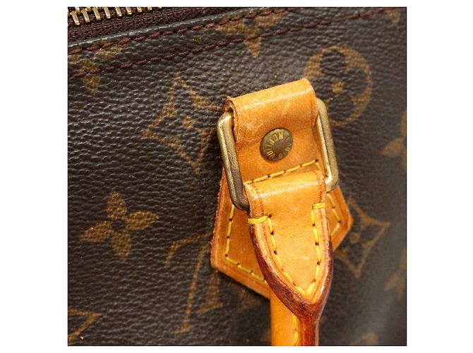 Bolso de mano Louis Vuitton Monogram Speedy 30 Castaño - vista 10