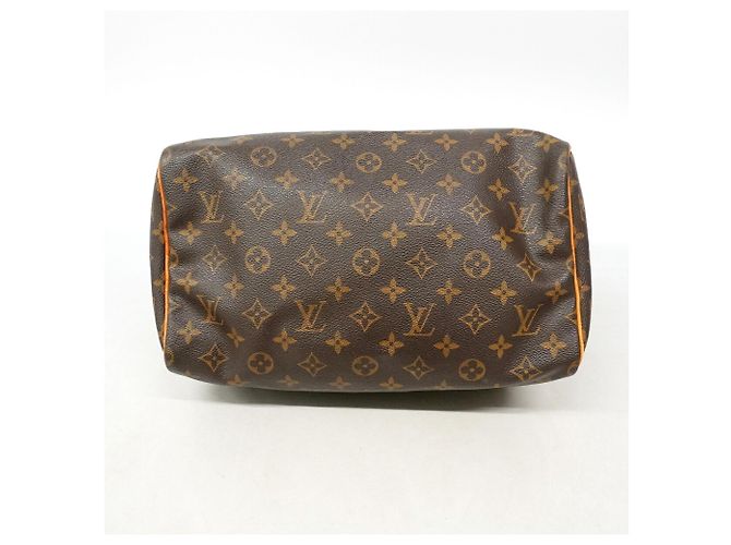 Bolso de mano Louis Vuitton Monogram Speedy 30 Castaño - vista 3