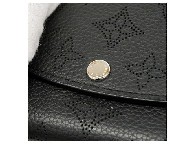 Louis Vuitton Mahina Portefeuille Victorine Tri-fold Wallet Nero - vista 7