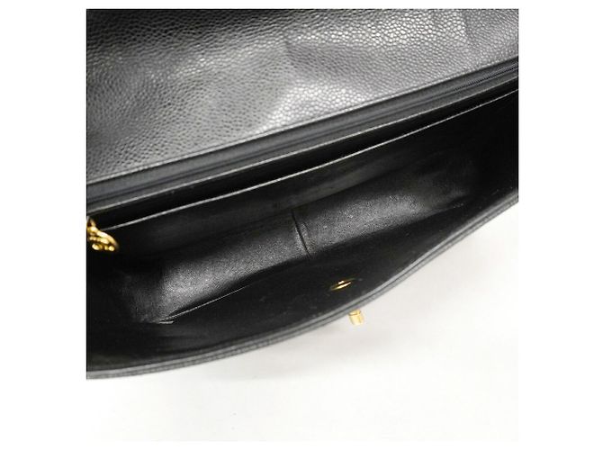 Chanel V-Stitch Schultertasche mit Kette Schwarz - Ansicht 4