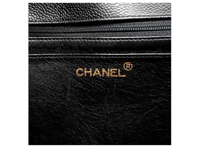 Chanel V-Stitch Schultertasche mit Kette Schwarz - Ansicht 5