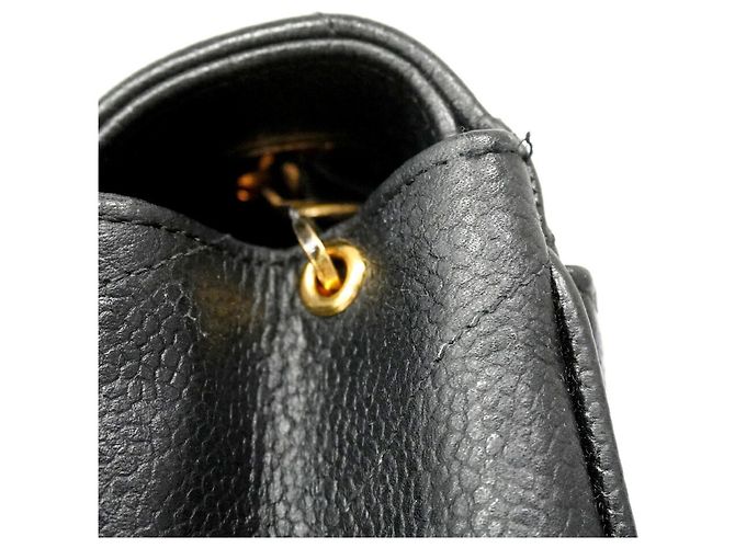 Chanel V-Stitch Schultertasche mit Kette Schwarz - Ansicht 7