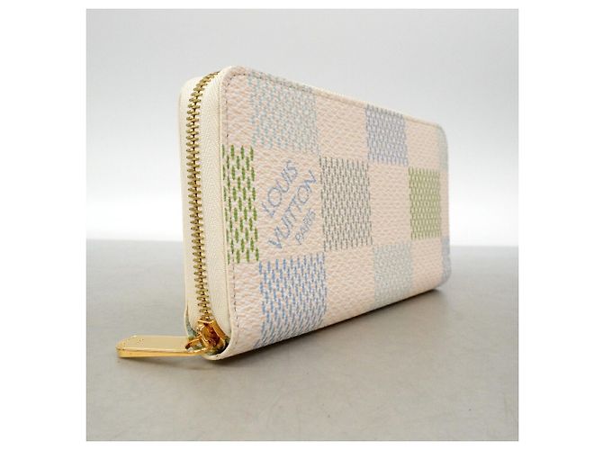 Cartera Zippy Louis Vuitton Damier Riches Verde - vista 2