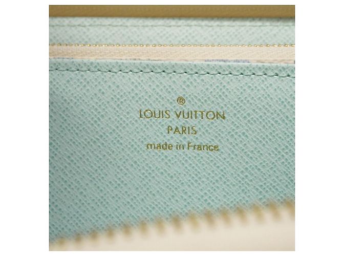 Cartera Zippy Louis Vuitton Damier Riches Verde - vista 4