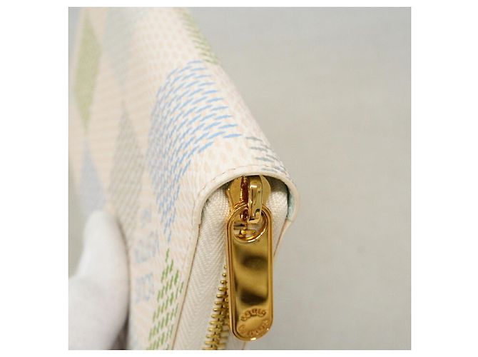 Cartera Zippy Louis Vuitton Damier Riches Verde - vista 5
