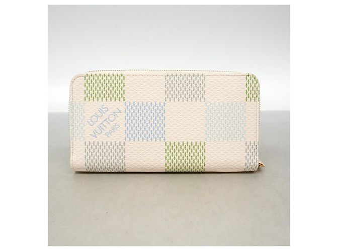 Cartera Zippy Louis Vuitton Damier Riches Verde - vista 6