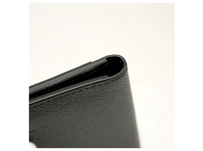 Louis Vuitton Taiga Organizer de Poche Business Card Holder Nero - vista 5