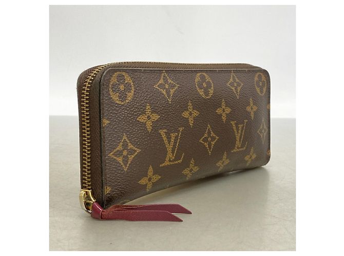 Louis Vuitton Monogram Portefeuille Clemence Long Wallet Fuschia - Ansicht 2