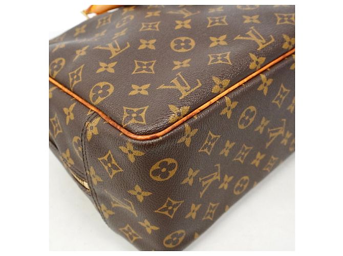 Bolso Louis Vuitton Monogram Deauville Castaño - vista 10