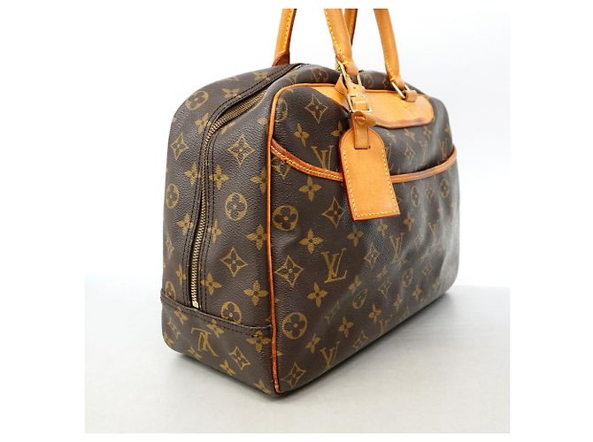 Bolso Louis Vuitton Monogram Deauville Castaño - vista 2