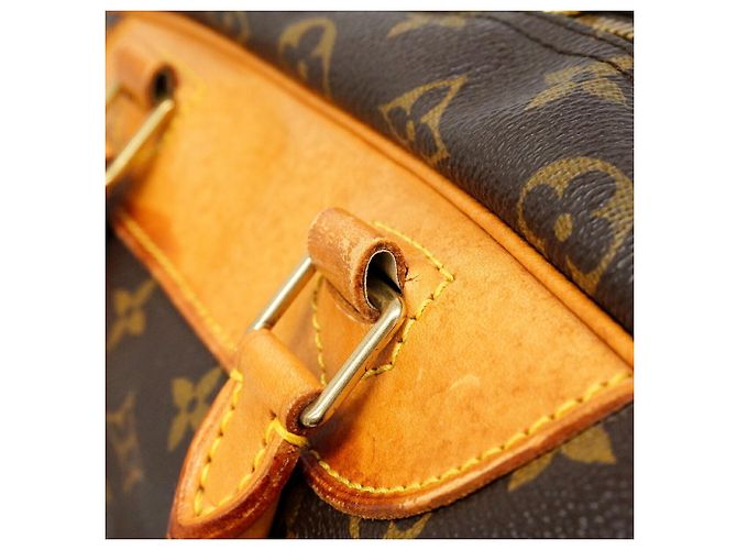 Bolso Louis Vuitton Monogram Deauville Castaño - vista 8