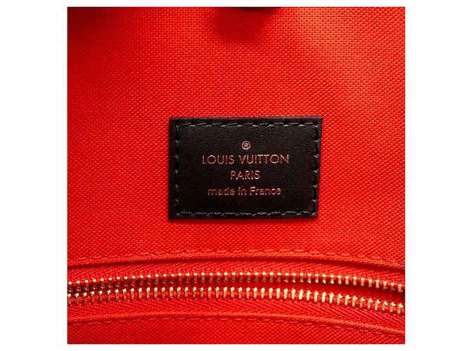 Saco Tote Louis Vuitton Monogram Giant Reverse OnTheGo GM Marrom - vista 5