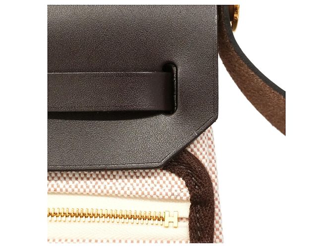 Hermès Hermes Herbag Zip Mini Shoulder Bag Brown Beige - view 6