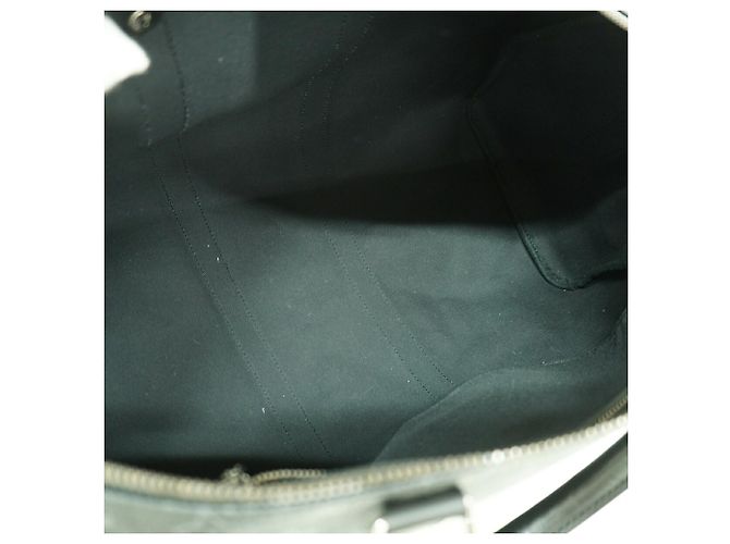 Louis Vuitton Monogram Eclipse Keepall Bandoulière 45 Negro - vista 4