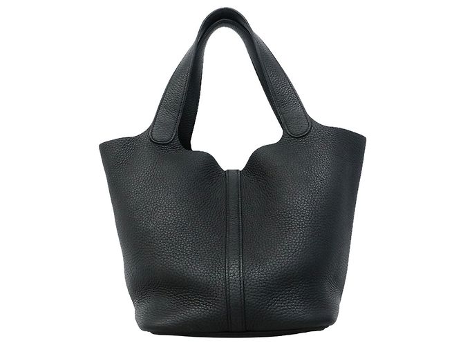 Hermès Bolsa Hermes Picotin Lock MM Preto - vista 11