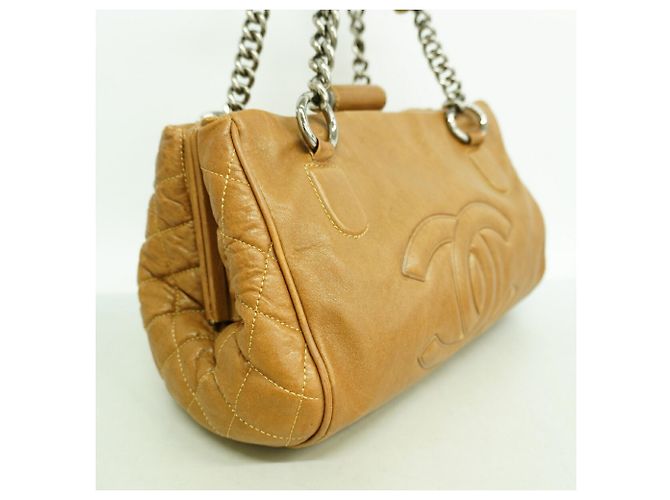 Bolso Tote Chanel de piel marrón Castaño - vista 2