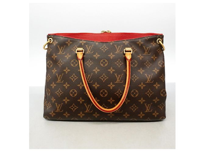 Bolsa Louis Vuitton Monogram Pallas Marrom Fuschia - vista 10