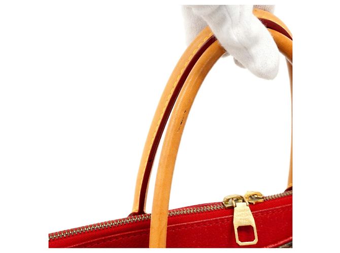 Bolsa Louis Vuitton Monogram Pallas Marrom Fuschia - vista 8
