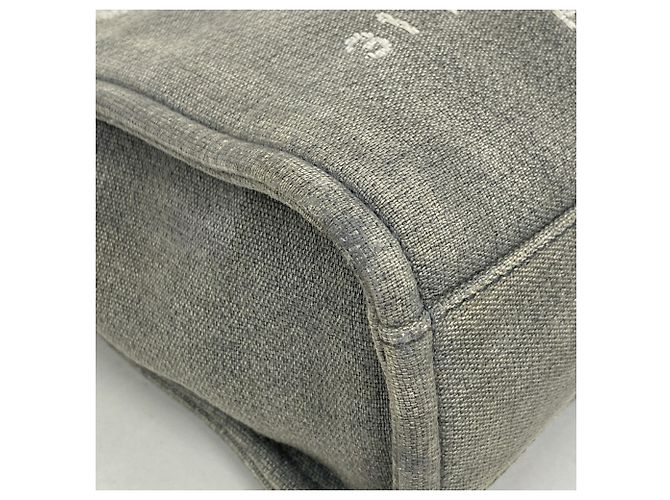 Bolso Tote Chanel Deauville con cadena Castaño - vue 7