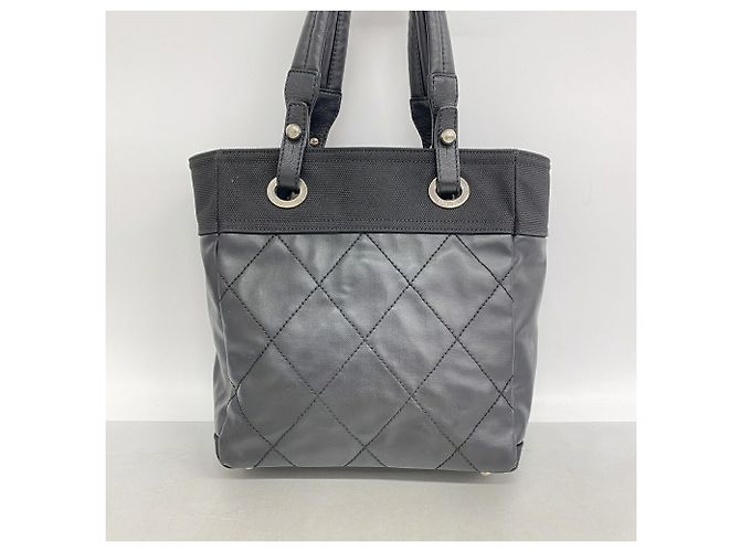 Saco Tote Chanel Paris Biarritz Preto - vista 10