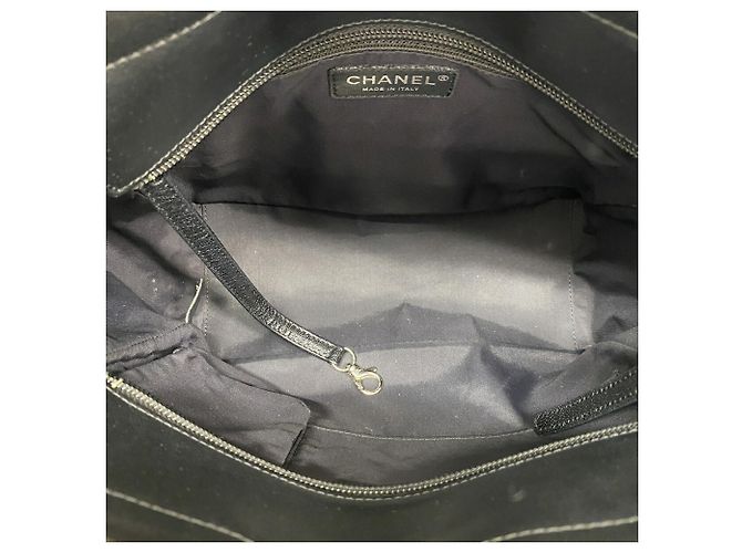 Saco Tote Chanel Paris Biarritz Preto - vista 4