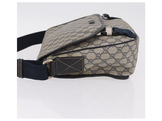 Gucci GG Messenger GG Coated Canvas medium Azul marinho - vista 4