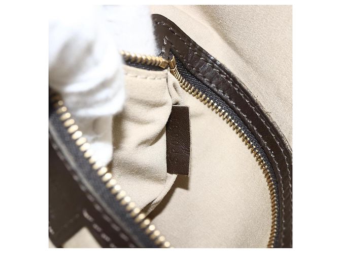 Louis Vuitton Francoise Mini lin Khaki - view 7