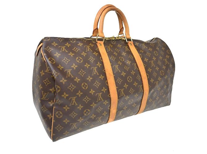 Louis Vuitton Keepall Monogram Canvas 50 Marron - vue 2