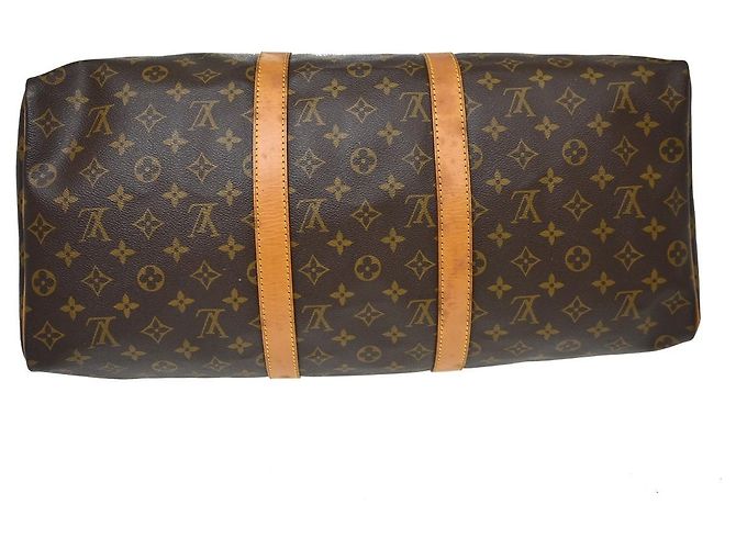 Louis Vuitton Keepall Monogram Canvas 50 Marron - vue 3