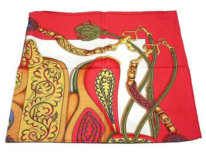 Hermès Silk Carre 90 Multicolore - vue 5