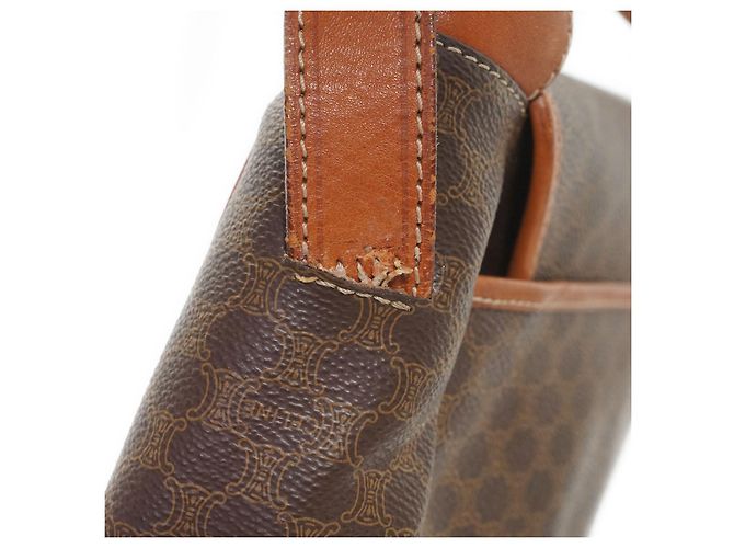 Céline Bolso bandolera Macadam Castaño - vista 11