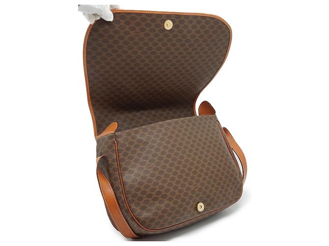 Céline Bolso bandolera Macadam Castaño - vista 12